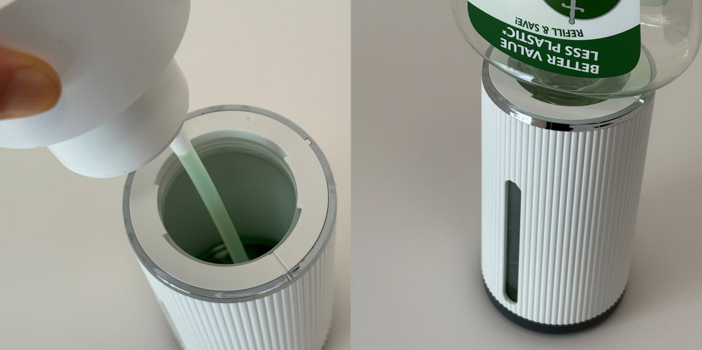TenTrove Automatic Touchless Soap Dispenser | 5cm Wide Refill Port | 420ml Large Capacity