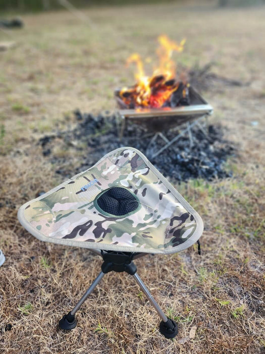 360° Swivel Minifit Chair - Ultra-Portable 360° Rotating Camping Chair(250kg Capacity)